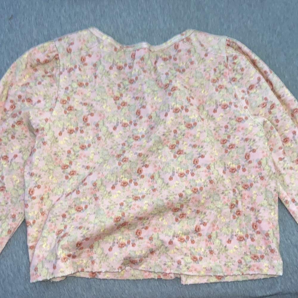 LOVESHACKFANCY JONAH CROPPED CARDIGAN - Picture 4 of 5